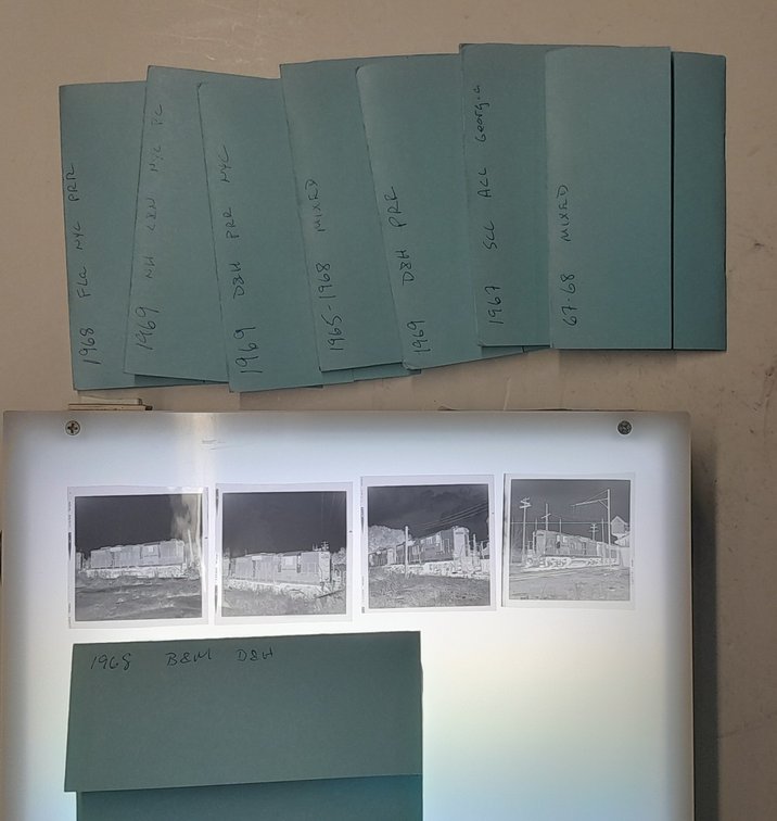160+ Photo Negatives Diesels Medium Format late 1960s