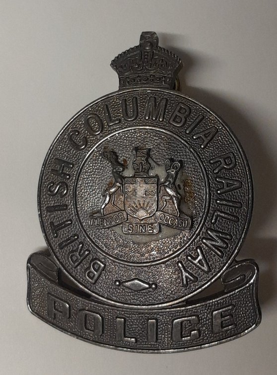 British Columbia Railway Police Badge