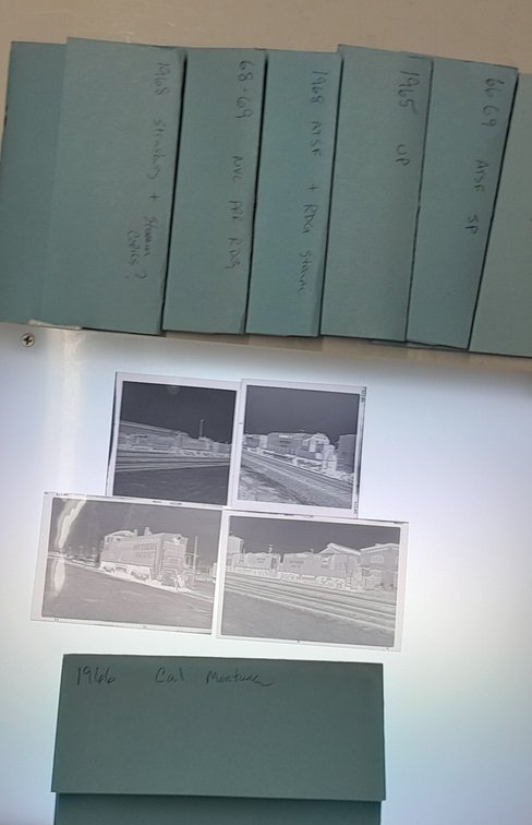 140 Photo Negatives Diesels Medium Format late 1960s