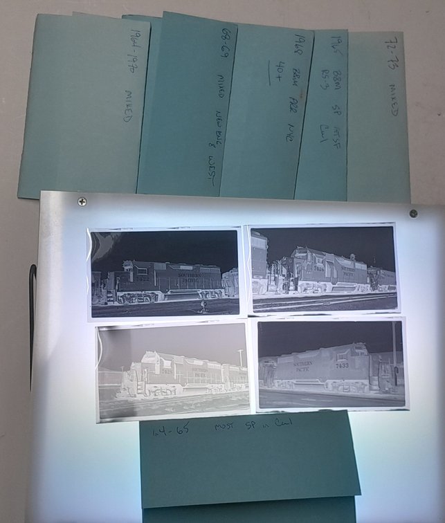 140 Photo Negatives Diesels Medium Format late 1960s