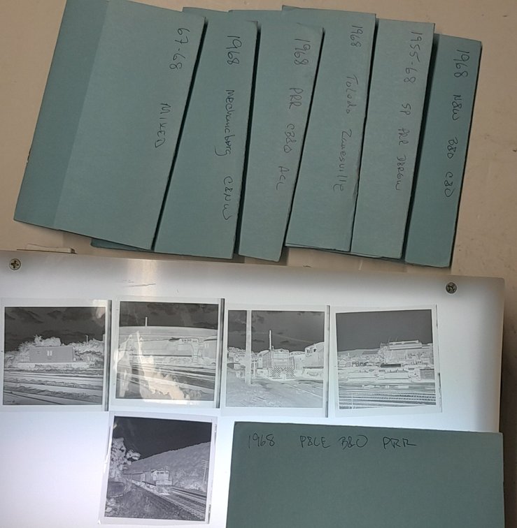 140 Photo Negatives Diesels Medium Format late '65-'70