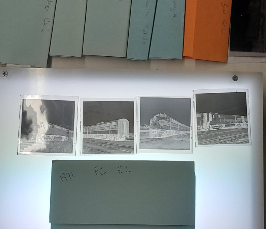 150 Photo Negatives Diesels Medium Format 1960s +