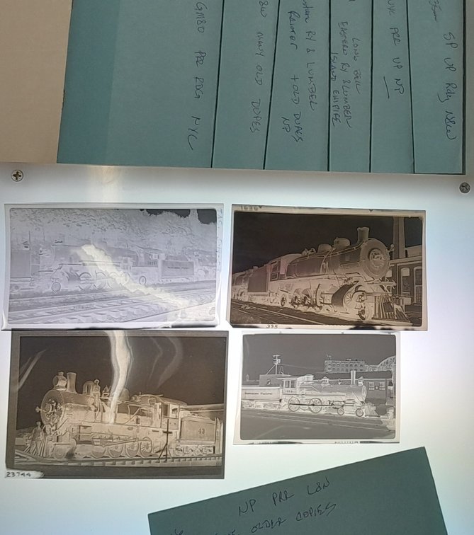 140 Photo Negatives Diesels mostly Medium Format 1960s