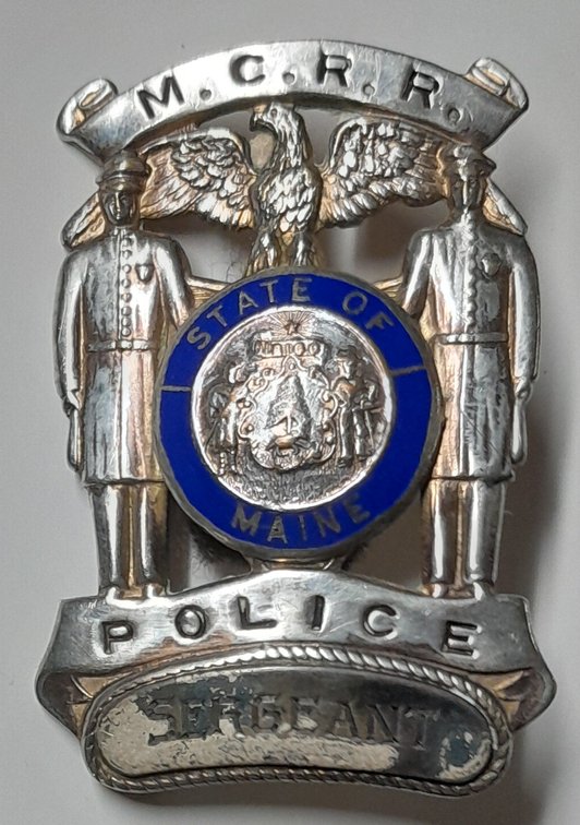 Maine Central Railroad Special Agent Police Badge