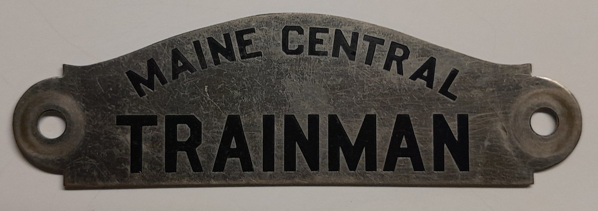 Maine Central Railroad Trainman Hat Badge