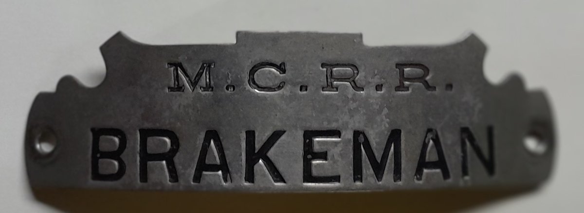 Maine Central Railroad Brakeman Hat Badge