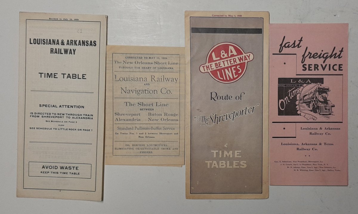 4 Timetables related to Louisiana: L&A, LR&N Co
