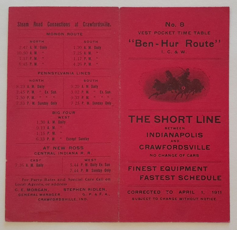 Indianapolis, Crawfordsville & W. Traction Co., Apr. 1, 1911