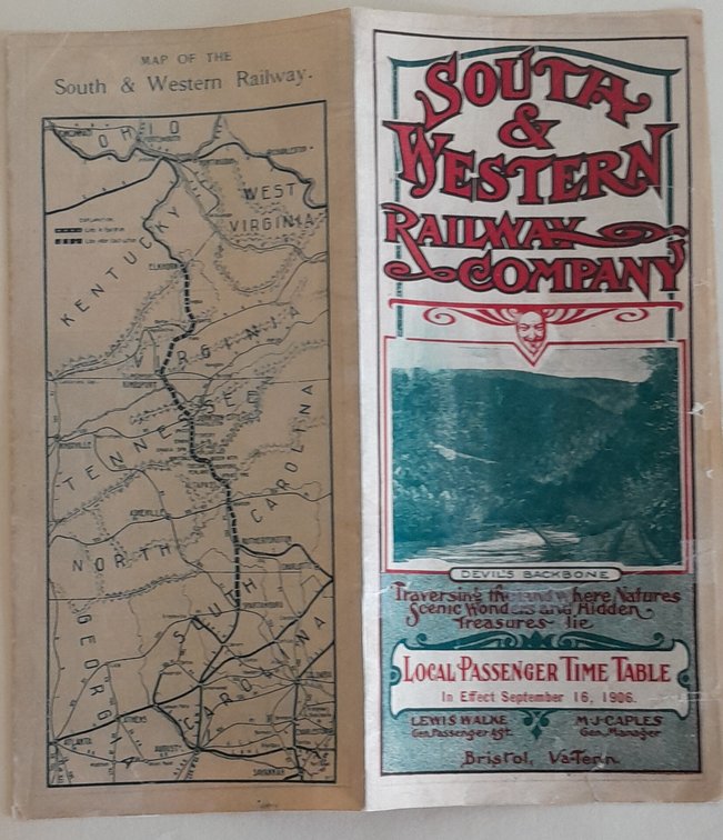 South & Western Railway Co Timetable 1906