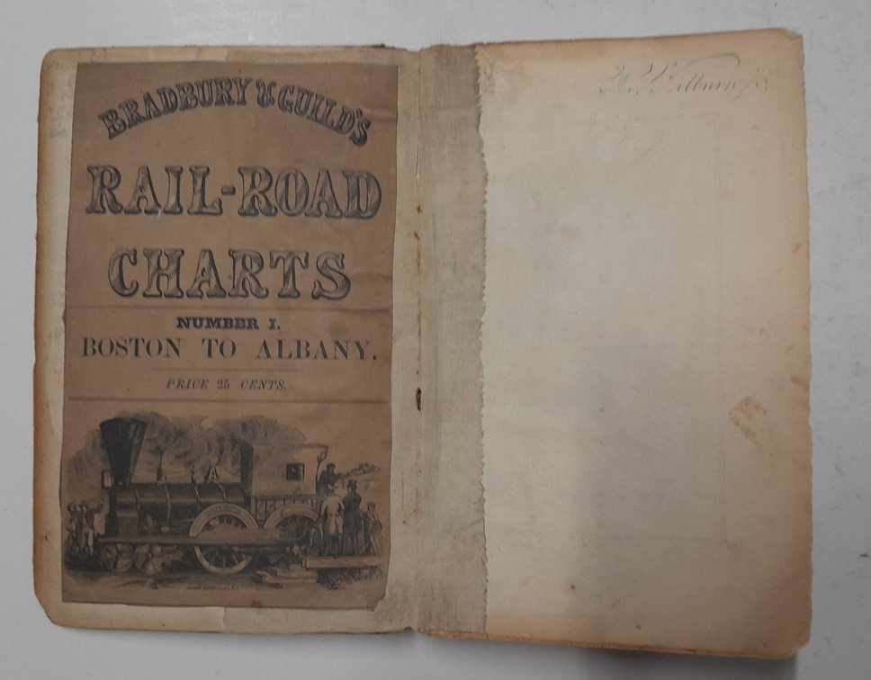 Bradbury Guide Book 1849 Boston - Albany