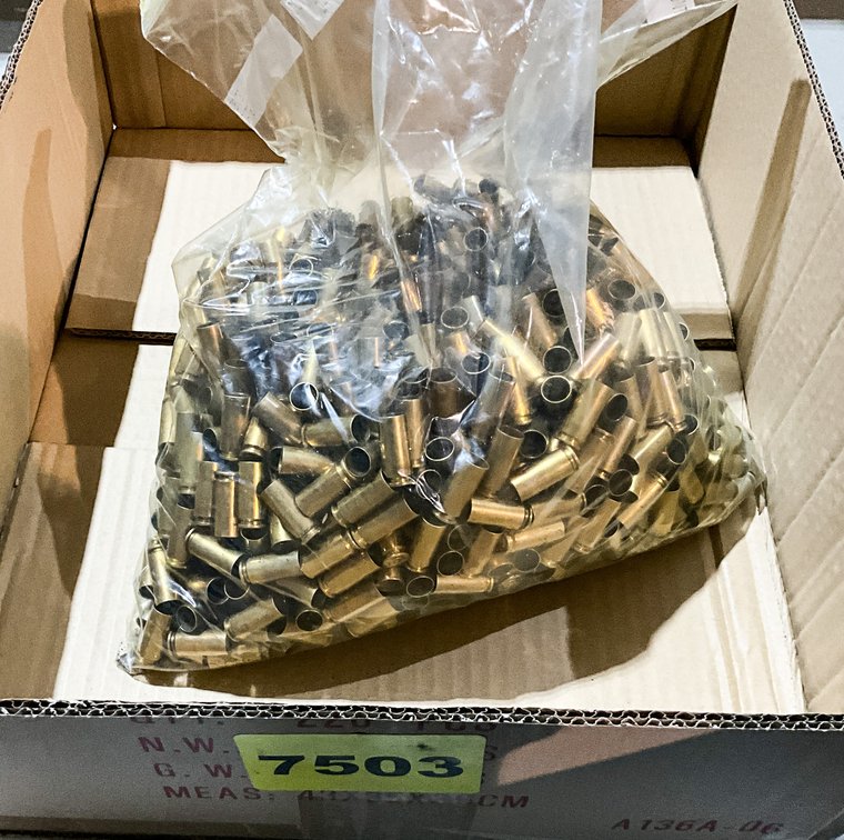 1000 Rds 10 MM Brass 