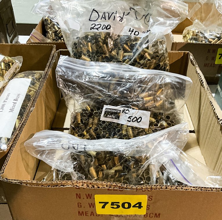3100 Rds 9 MM Brass 