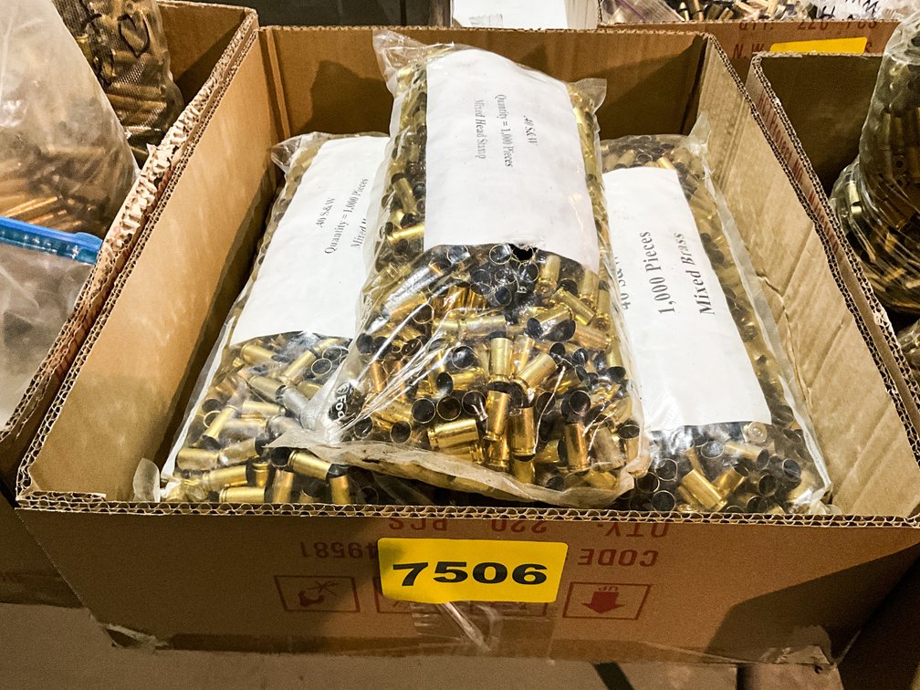 3000 Rds 40 S&W Brass 