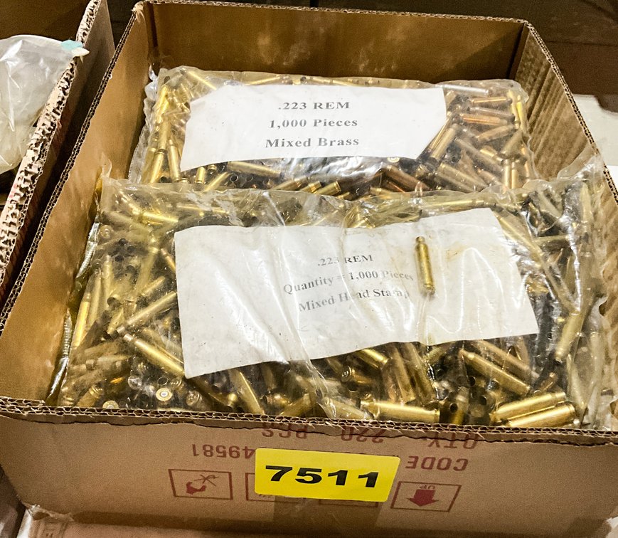 2000 Rds 223 Brass 
