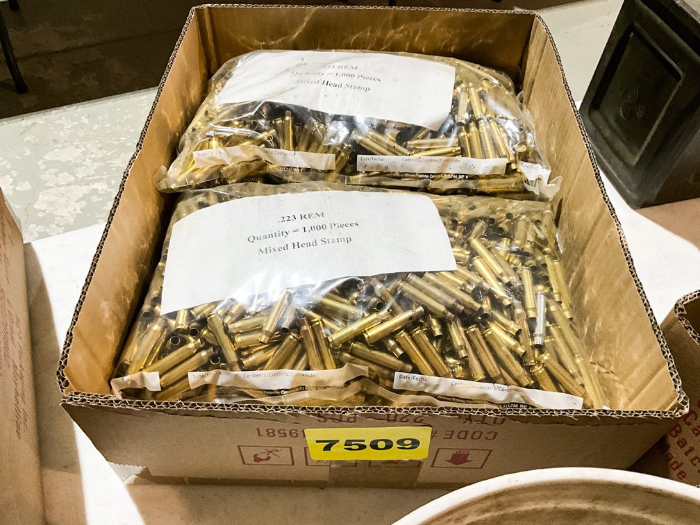 2000 Rds 223 Brass 