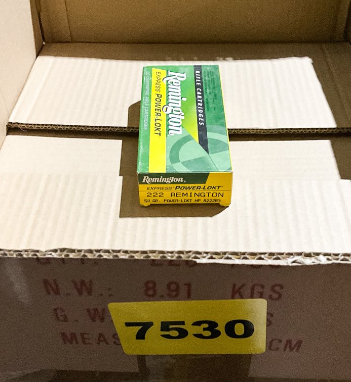 1 Box 222 remington 