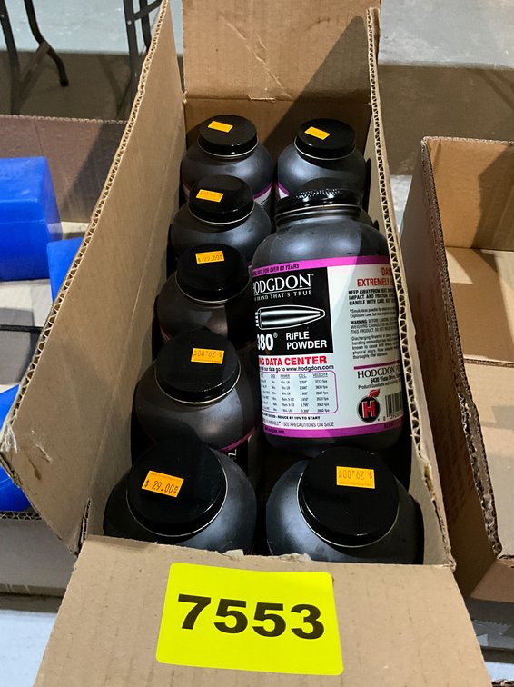 Case Of Hogdon H-380 Rifle Powder 