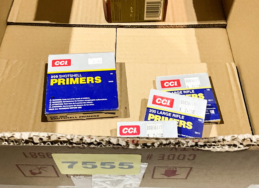 Shotshell, Large Rifle, Small Rifle Primers 