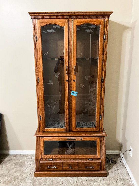 Glass Front Gun Cabinet