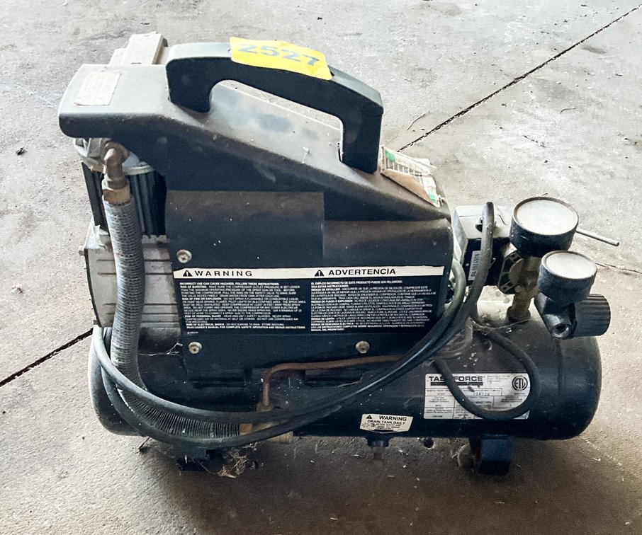 Task Force Oil Free 110 Volt Portable Air Compressor