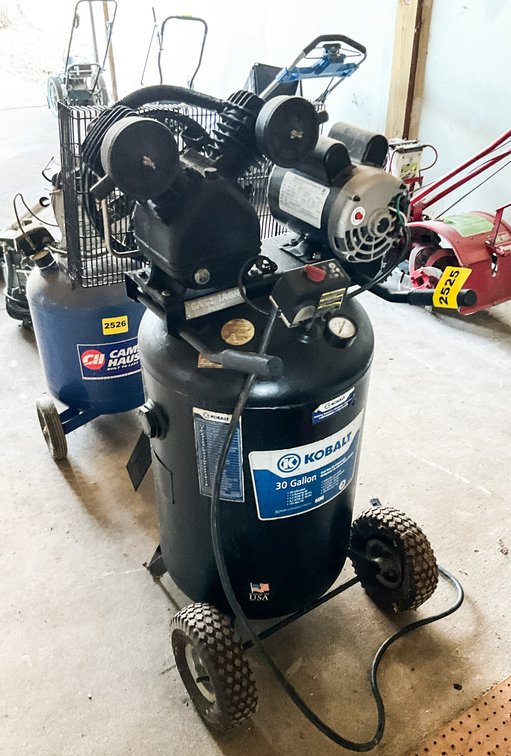 Kobalt 30 Gallon 155 Max Psi Compressor 110 Volt
