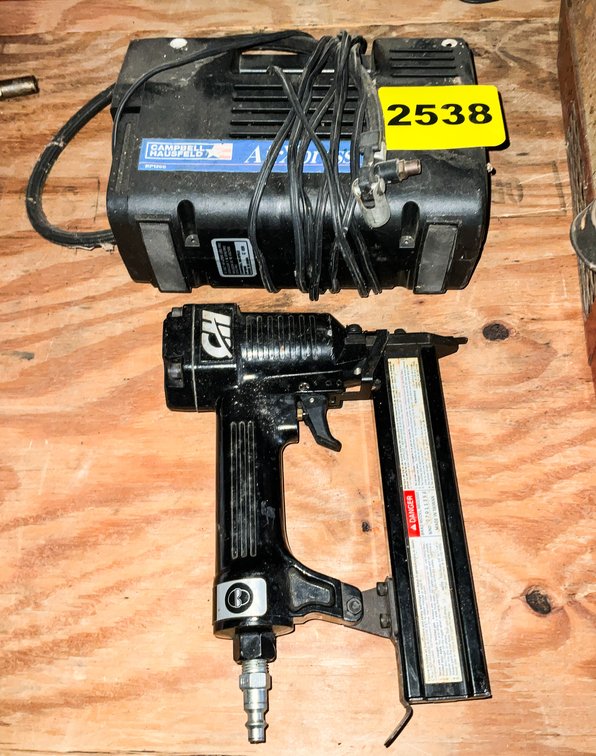 Chicago Air Nailer & Campbell House Field Portable 12 Volt Compressor