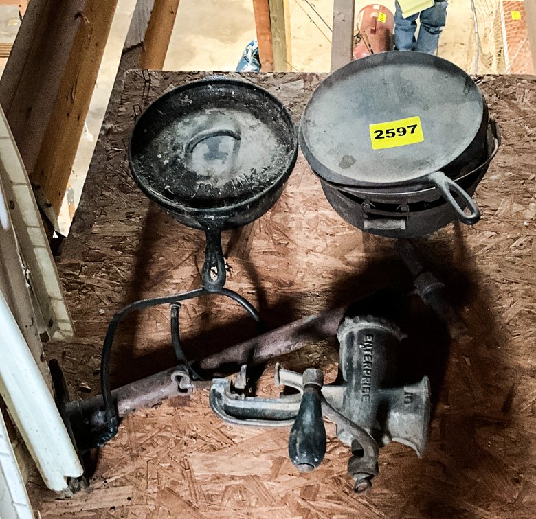 Asst. Cast Iron Pots & Skillets