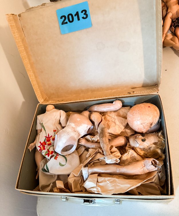 Box Of Asst. Doll Parts 
