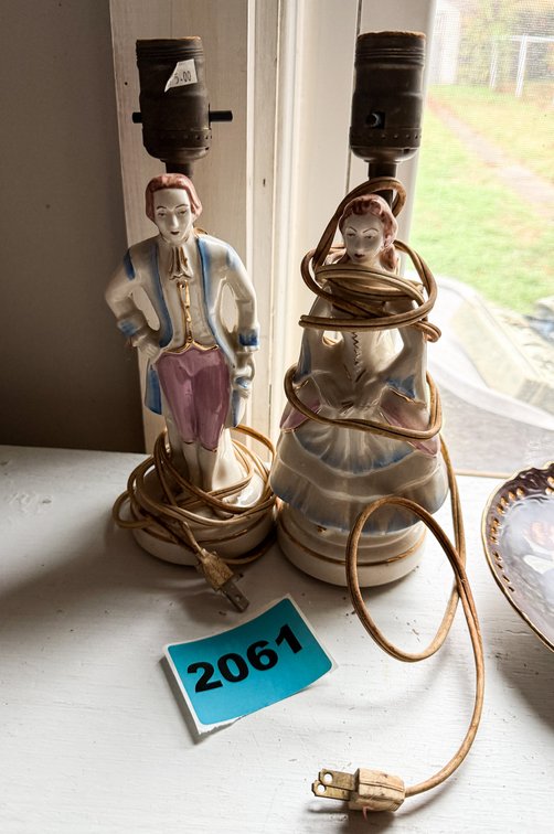 Pair George & Martha Lamps 
