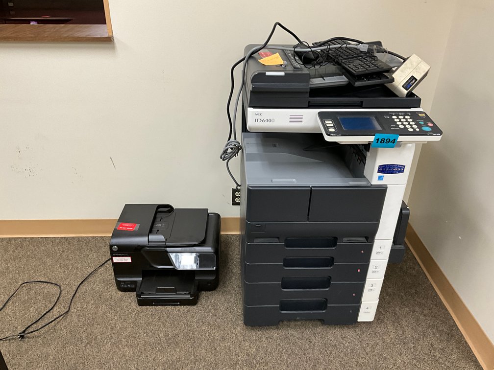 HP Office Jet Pro 8600 & NEC IT 3640D