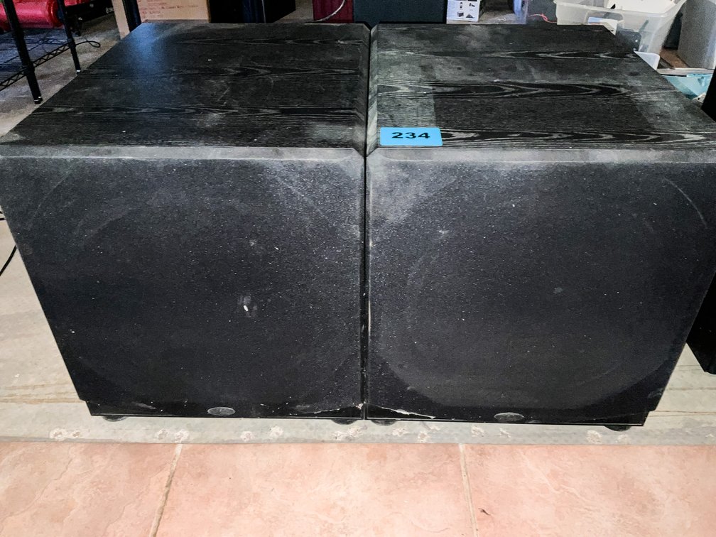 2 Paradigm Reference Servo-Series Subwoofer Amplifier