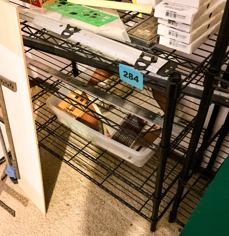 Black Wire Shelf Unit 36"X18"X35"