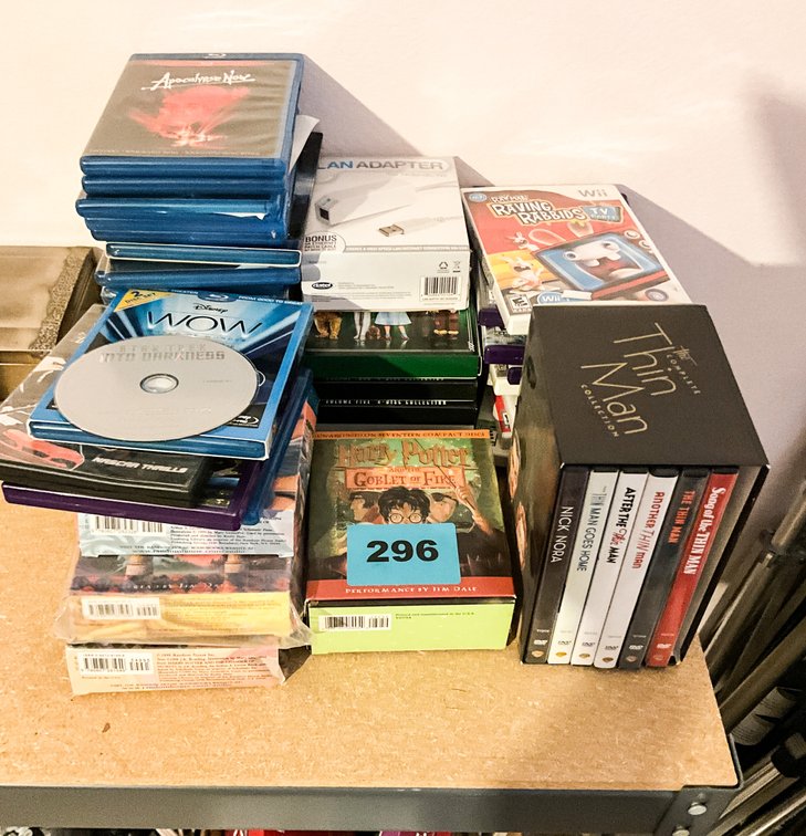 Lot Asst. Movies & Games Wii & Playstation Etc.