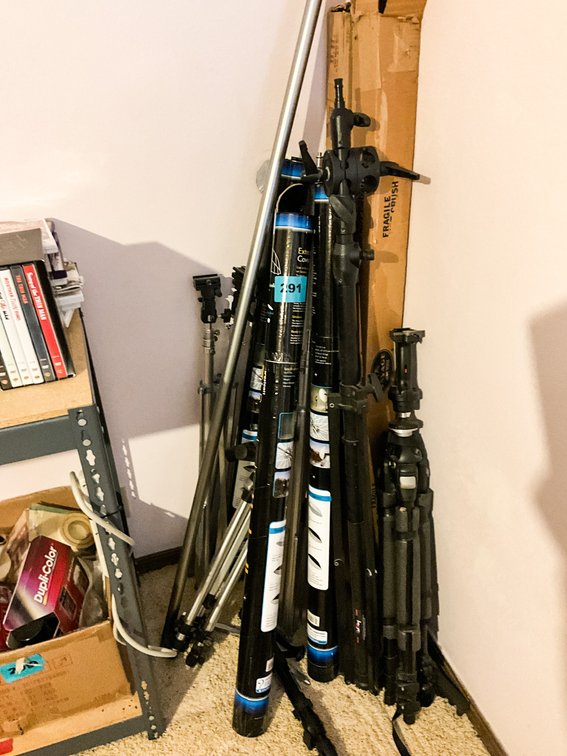 Asst. Tri Pods & Parabolic Umbrellas