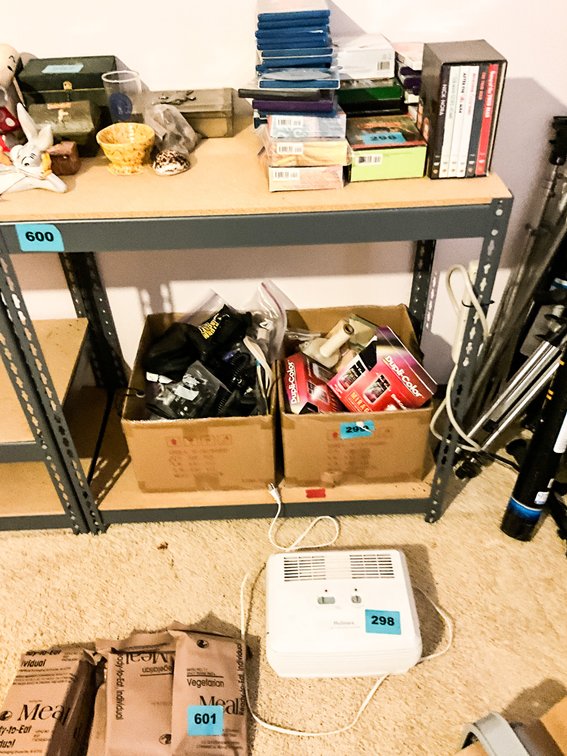 2 Sections Of Breakdown Shelving