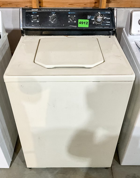 Hot Point 8 Cycle Heavy Duty Ex. Large Cap Washer