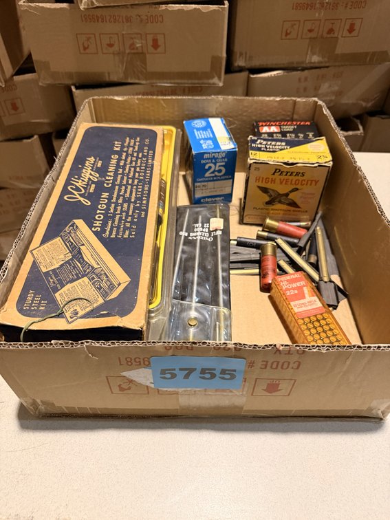 Shotgun Shells, 22 Ammo, & Cleaning Kits