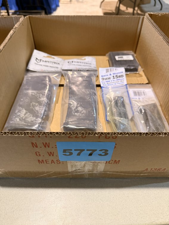 2-30 Rd AR-15 Mags, 10 Rd AR-10 Mag, 2 S&W 9 MM 59 Series