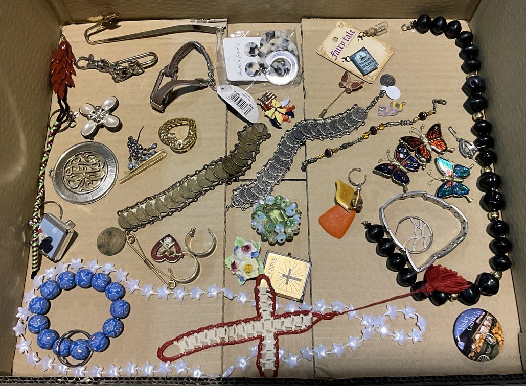 4 Boxes Asst. Jewelry
