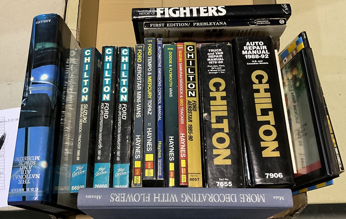 Asst. Chilton & Haynes Auto Repair Manuals & Books