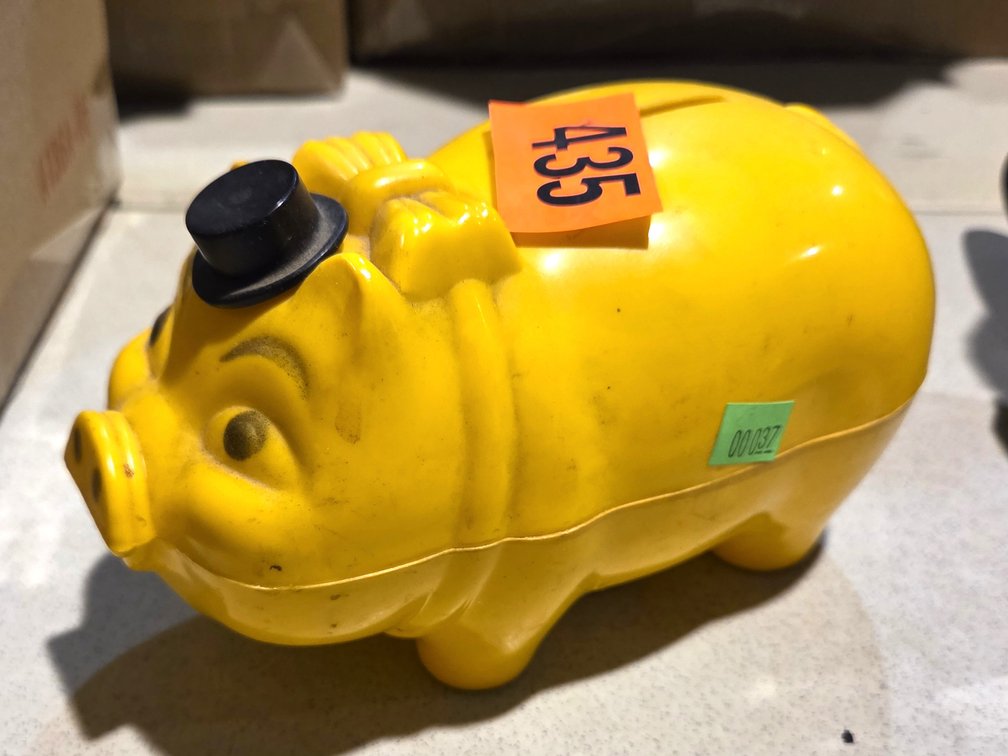 Vintage Plastic Piggy Bank