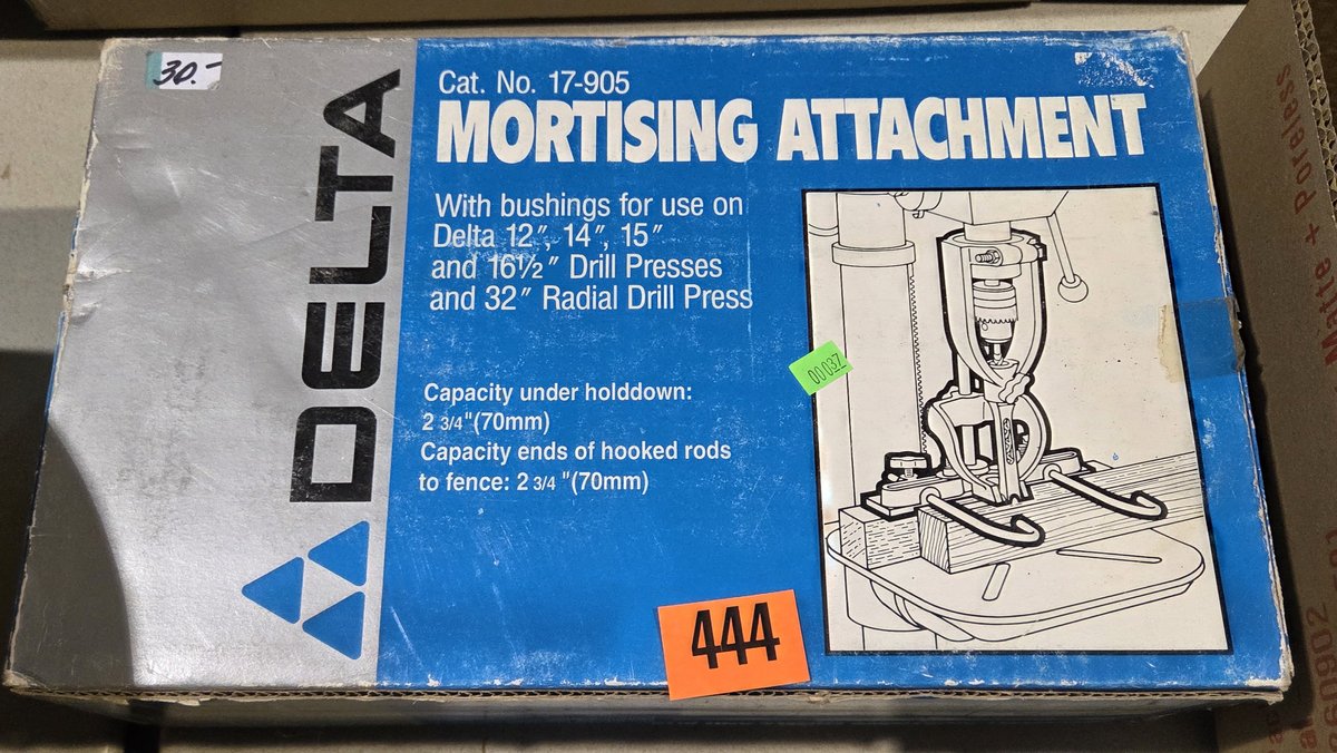 Mortising Attachment Wooden Tote Box