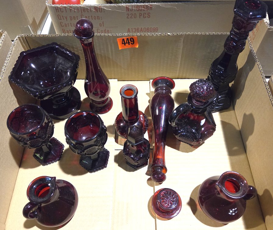 Anna Hotte Crystal, Vintage Mikasa Juliana, Pink Tulip Oval Serving Bowl, & More!