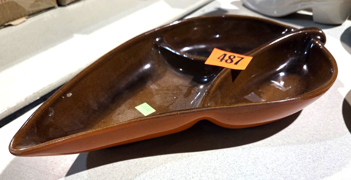 Frankoma Leaf Serving Dish