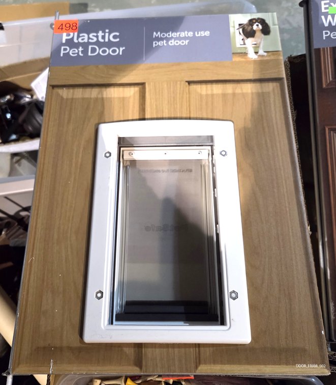 5 1/4 X 9 1/2" Plastic Pet Door