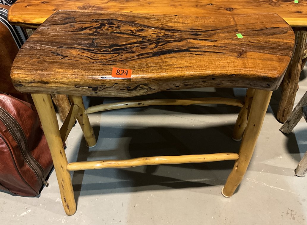 Custom Handmade Wooden Bench