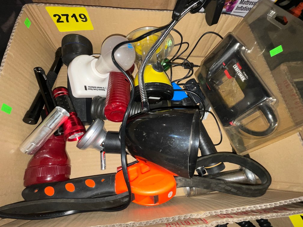 1 Craftsman Stapler, & Misc. Flashlights