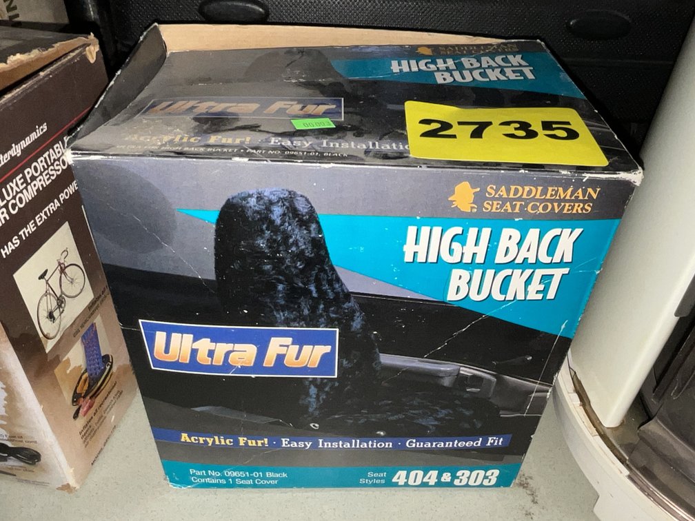 High Back Bucked Ultra Fur Seat Cover