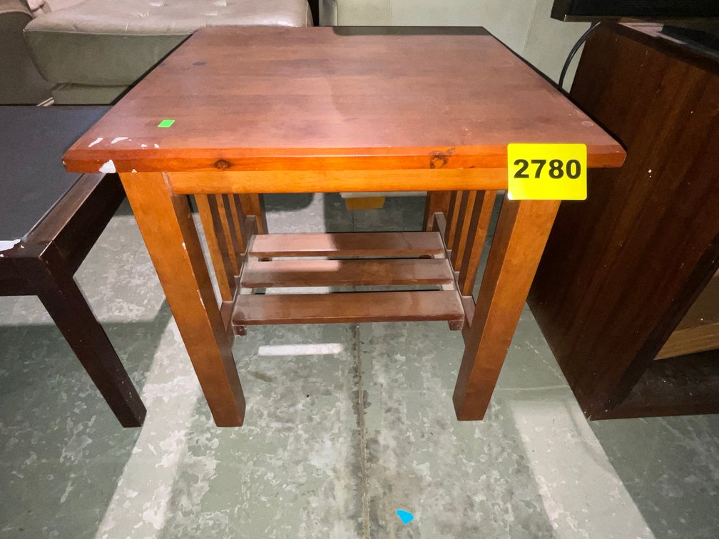 Wood Side Table