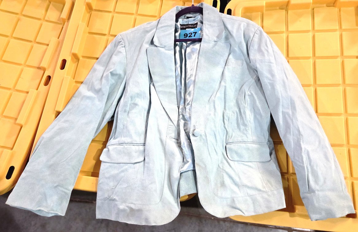 1 2X Blue Leather By Pamela McCoy